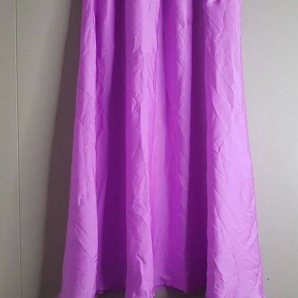 Women's Maxi A Line Slip Skirt A New Day Violet XS - Picture 5 of 7